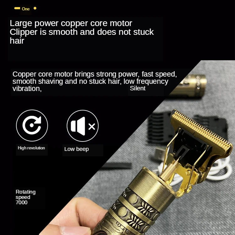 3 2 1 Clip it Repair Beard Shaving Body Hair Trimmer Clippers Electric Machine Men Haircut Machine 0mm Barber Shaver
