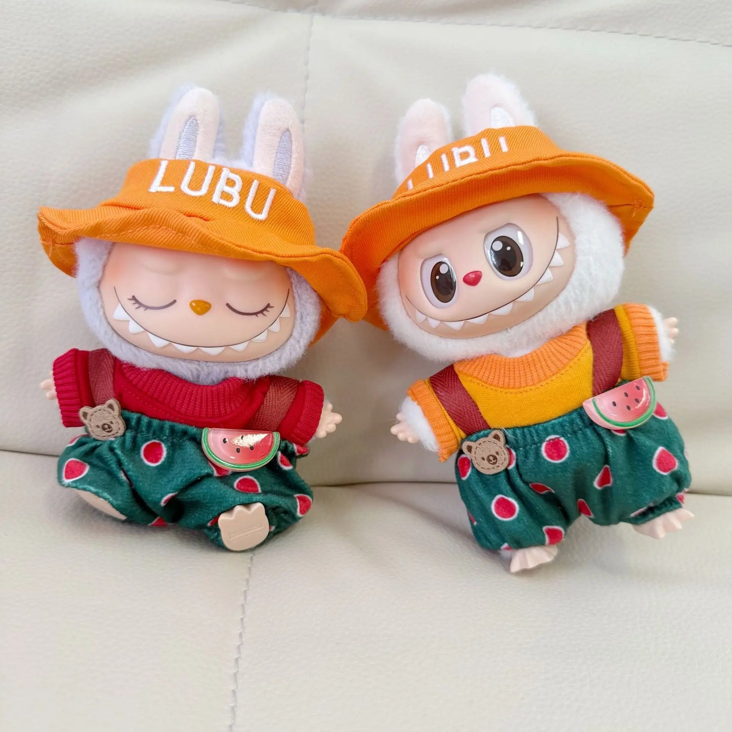 Labubu Clothes Blind Box Pendant LABUBU for The New Watermelon Taro Suit Labubu for The Hat, Shoes and Clothes. Doll Clothes