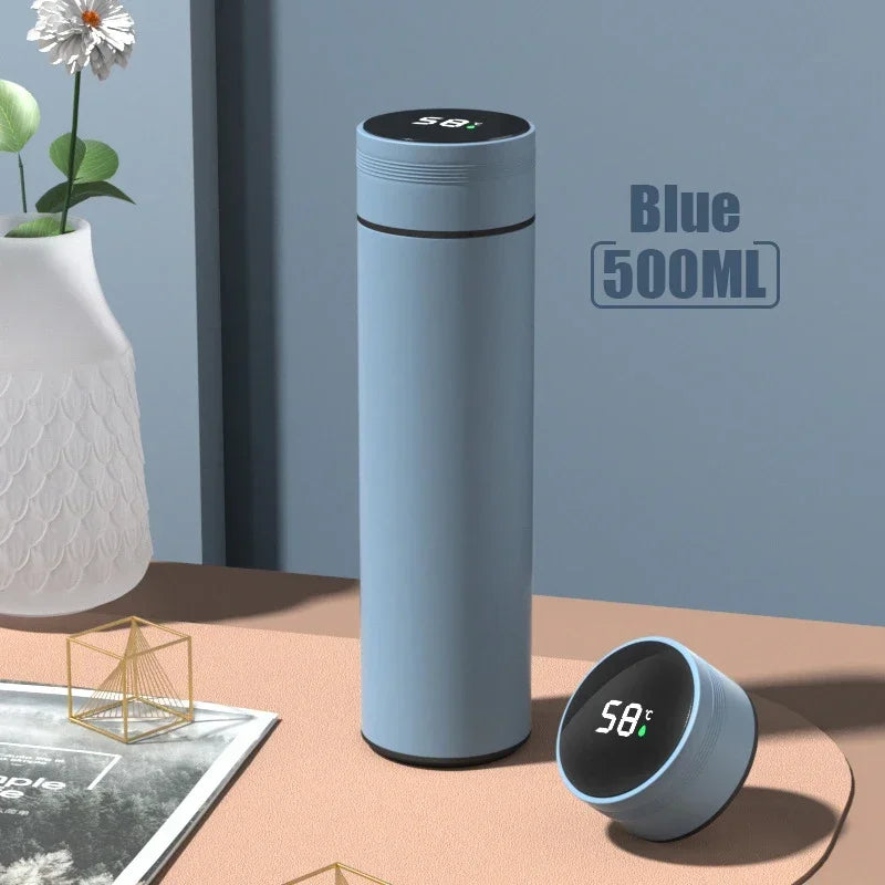 Keep it hot as you go 500ML Temperature Display Thermos Cup Stainless Steel