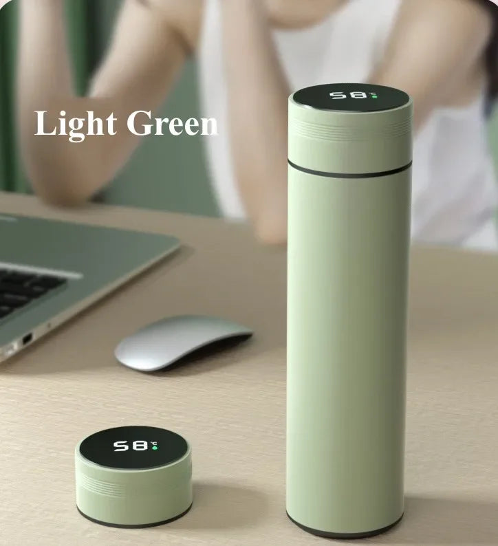 Keep it hot as you go 500ML Temperature Display Thermos Cup Stainless Steel