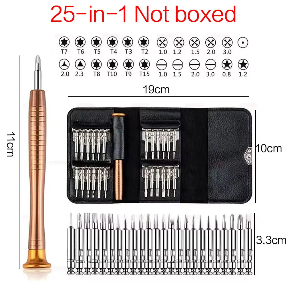 No more knifes or pins this Precision Screwdriver Set, will do it... laptop Tool Kit, 152/25 in 1 Professional Computer Screwdriver Repair Kit T5 T6 Torx