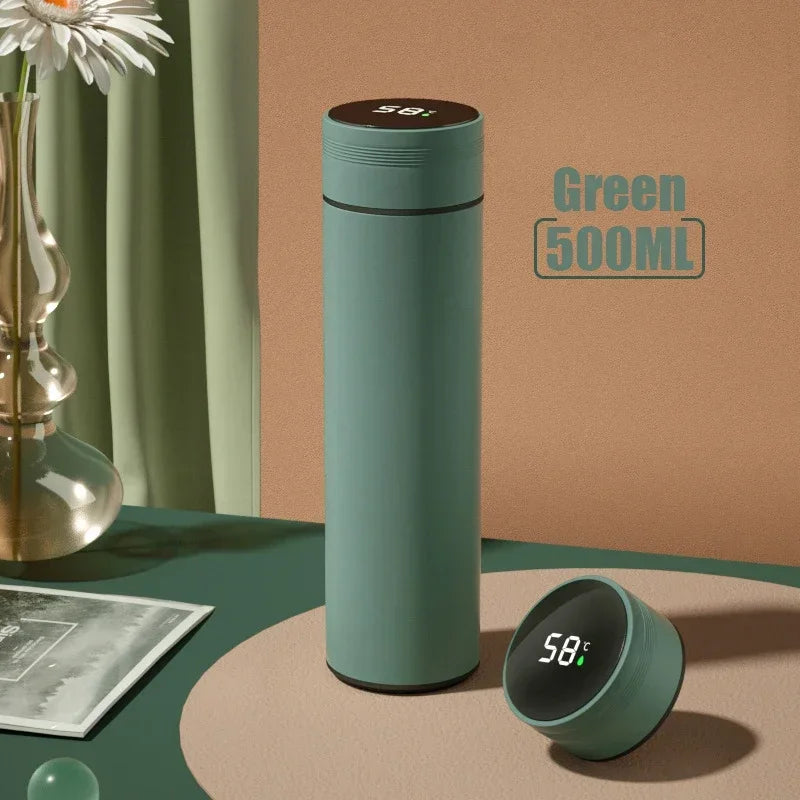 Keep it hot as you go 500ML Temperature Display Thermos Cup Stainless Steel