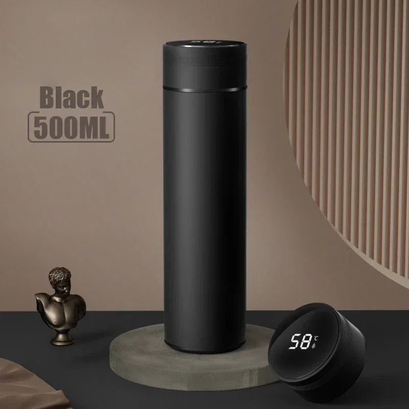 Keep it hot as you go 500ML Temperature Display Thermos Cup Stainless Steel