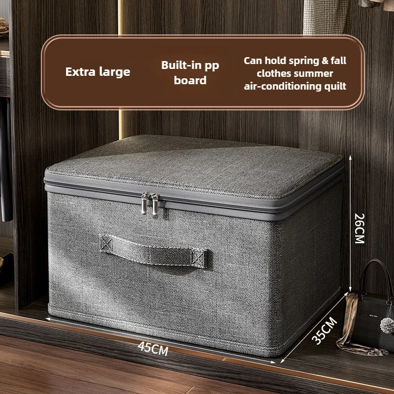 Stackable Waterproof Storage Boxes-Multi-Purpose Organizers forCloset,Bedroom,KitchenOffice,Ideal for Toys,Books,Clothes Storage