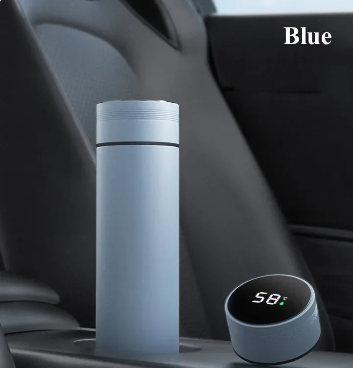 Keep it hot as you go 500ML Temperature Display Thermos Cup Stainless Steel