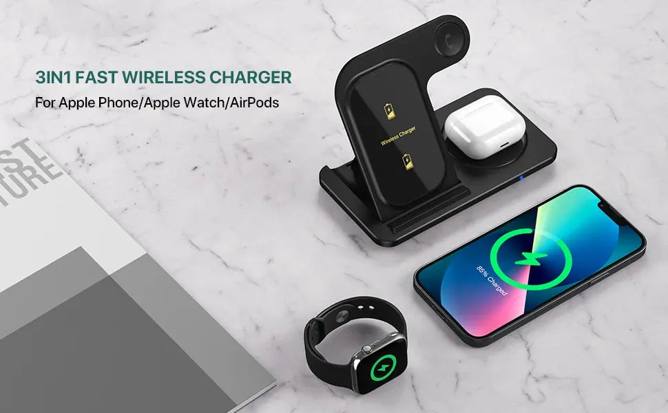 Foldable MagSafe Charging Station for Apple Devices