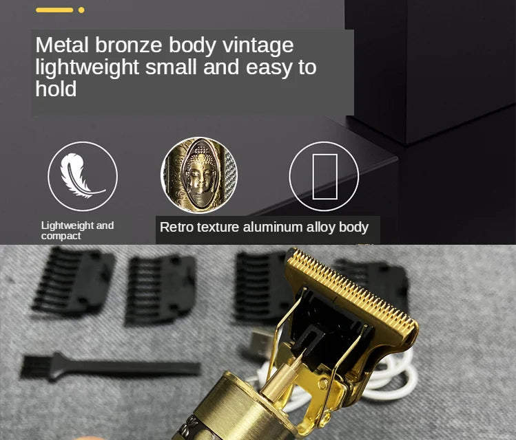 3 2 1 Clip it Repair Beard Shaving Body Hair Trimmer Clippers Electric Machine Men Haircut Machine 0mm Barber Shaver