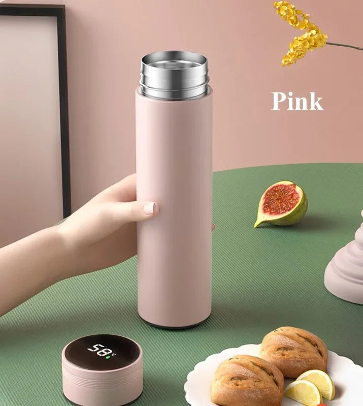 Keep it hot as you go 500ML Temperature Display Thermos Cup Stainless Steel