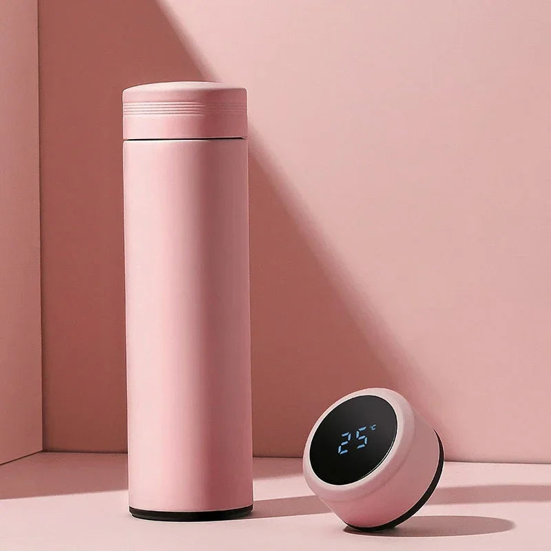 Keep it hot as you go 500ML Temperature Display Thermos Cup Stainless Steel