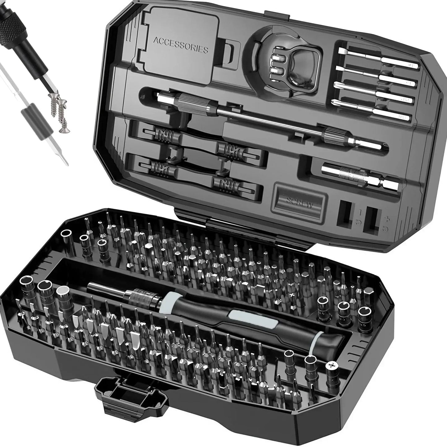 No more knifes or pins this Precision Screwdriver Set, will do it... laptop Tool Kit, 152/25 in 1 Professional Computer Screwdriver Repair Kit T5 T6 Torx