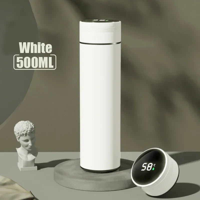Keep it hot as you go 500ML Temperature Display Thermos Cup Stainless Steel