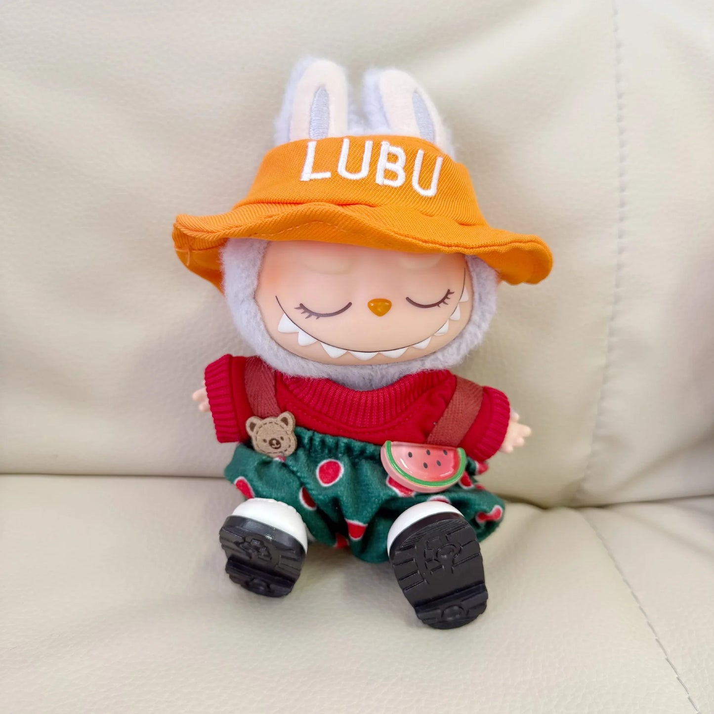 Labubu Clothes Blind Box Pendant LABUBU for The New Watermelon Taro Suit Labubu for The Hat, Shoes and Clothes. Doll Clothes