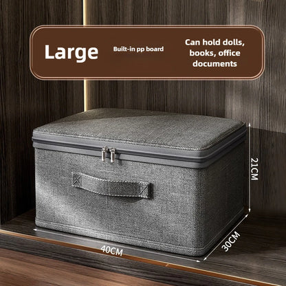 Stackable Waterproof Storage Boxes-Multi-Purpose Organizers forCloset,Bedroom,KitchenOffice,Ideal for Toys,Books,Clothes Storage