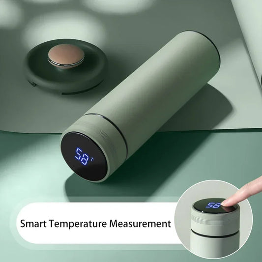Keep it hot as you go 500ML Temperature Display Thermos Cup Stainless Steel