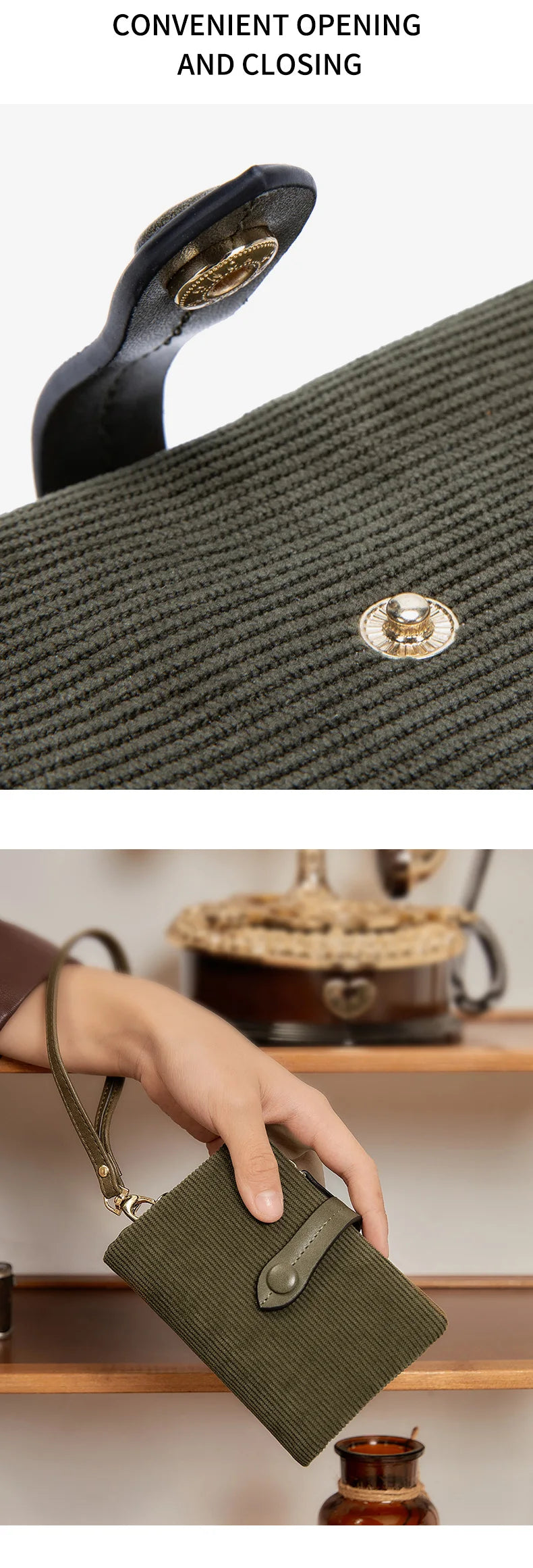 Solid Color Women's Trifold Wallet RFID Shielding Multifunctional Large Capacity Credit Card Bag with ID Window Short Coin Purse