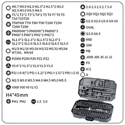 No more knifes or pins this Precision Screwdriver Set, will do it... laptop Tool Kit, 152/25 in 1 Professional Computer Screwdriver Repair Kit T5 T6 Torx