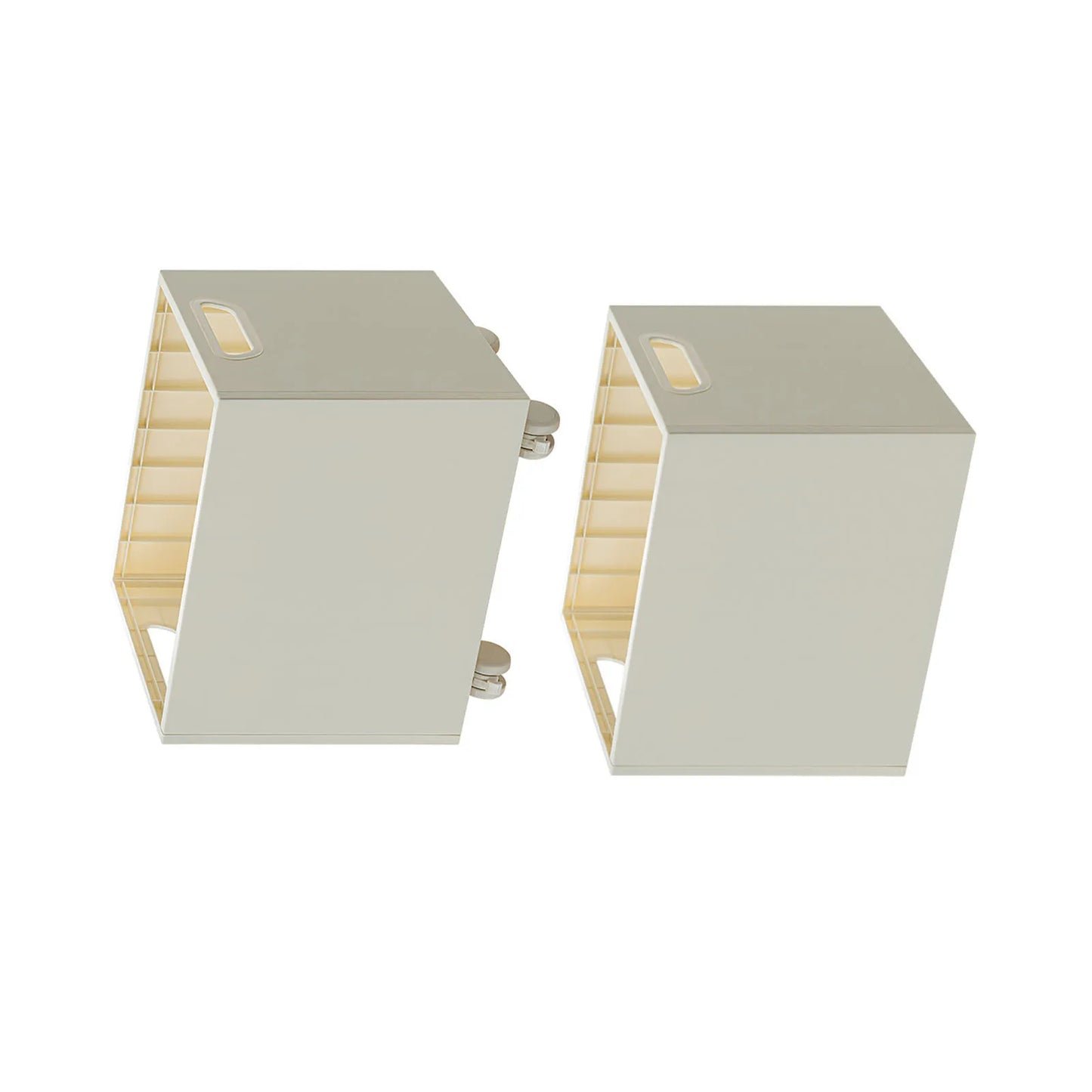 Book  Box Book Storage Box with  Side Handles Stackable 50kg Load Bearing Multifunctional Use File Storage Bins