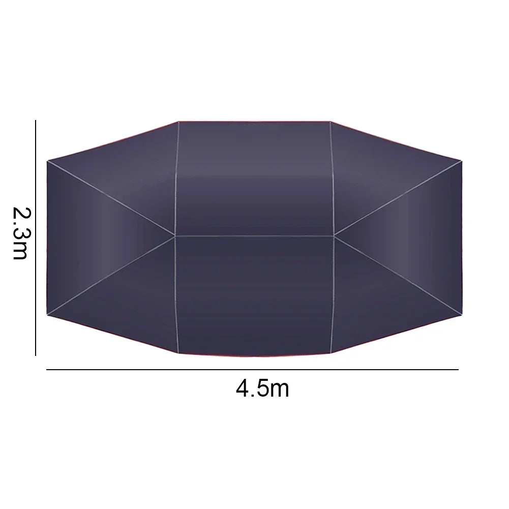 Car Roof Sun Umbrella Car Roof Cloth Dustproof And Uv Resistant Outdoor Waterproof Folded Portable Canopy Cover