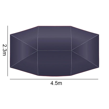 Car Roof Sun Umbrella Car Roof Cloth Dustproof And Uv Resistant Outdoor Waterproof Folded Portable Canopy Cover