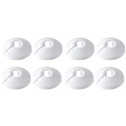 4/8/12pc 15mm Universal Pipe Cover Decorative Angle Valve Radiator Pipe Cover Pipe For Duct Faucet Covers Home Decor Accessories