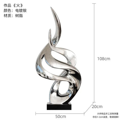 Light Luxury Resin Lucky Statues Ornaments European Home Decor Accessories Hotel Porch Sculpture Living Room Art Soft Decoration