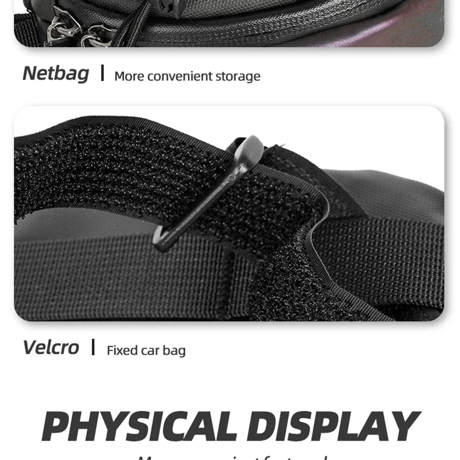 Bicycle Handlebar Bag Portable Waterproof Multi-purpose MTB Road Bike Frame Tube Bag Elastic Messenger Bag Sports Backpack
