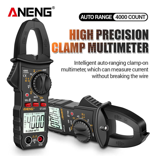 AC Current Clamp Meter Digital 4000 Counts Multimeter Ammeter Voltage Tester Car Amp Hz Capacitance NCV Ohm Tool