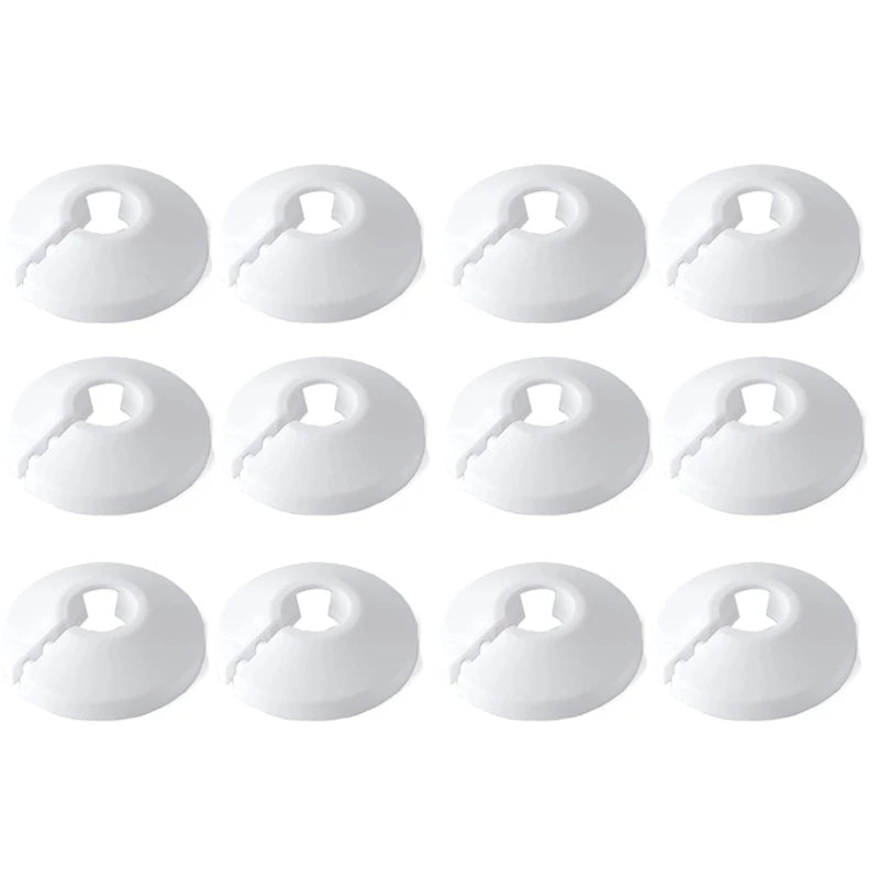4/8/12pc 15mm Universal Pipe Cover Decorative Angle Valve Radiator Pipe Cover Pipe For Duct Faucet Covers Home Decor Accessories
