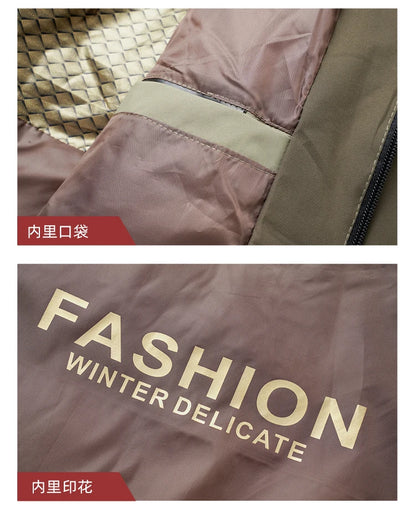 Winter Warm Windproof Waterproof Jackets For Men Fashion Comfortable Thickened Outdoor Hooded Casual Male Clothing