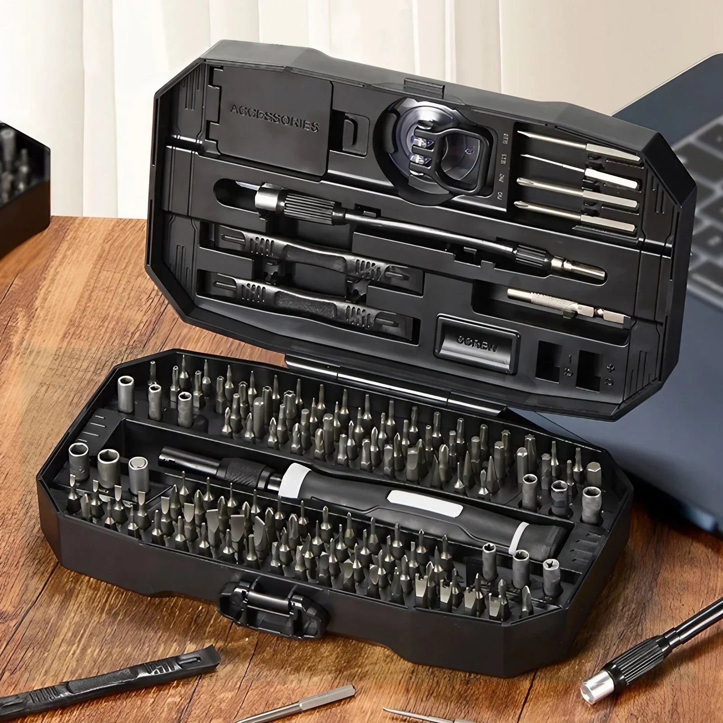 No more knifes or pins this Precision Screwdriver Set, will do it... laptop Tool Kit, 152/25 in 1 Professional Computer Screwdriver Repair Kit T5 T6 Torx