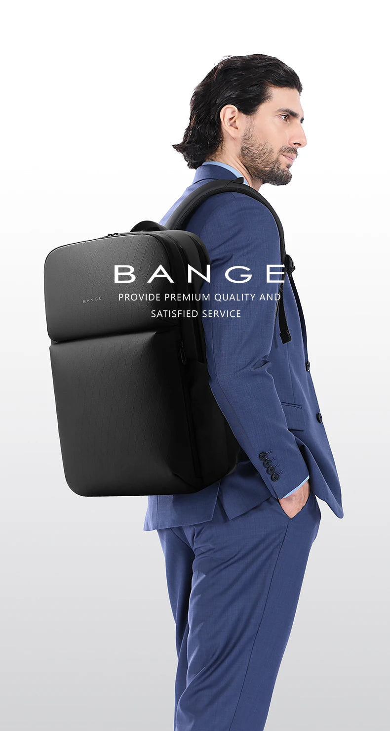 BANGE Smart Waterproof Travel Backpack Business Flight Approved Carry on Backpack Large Capacity 16 inch Laptop Backpack for Men