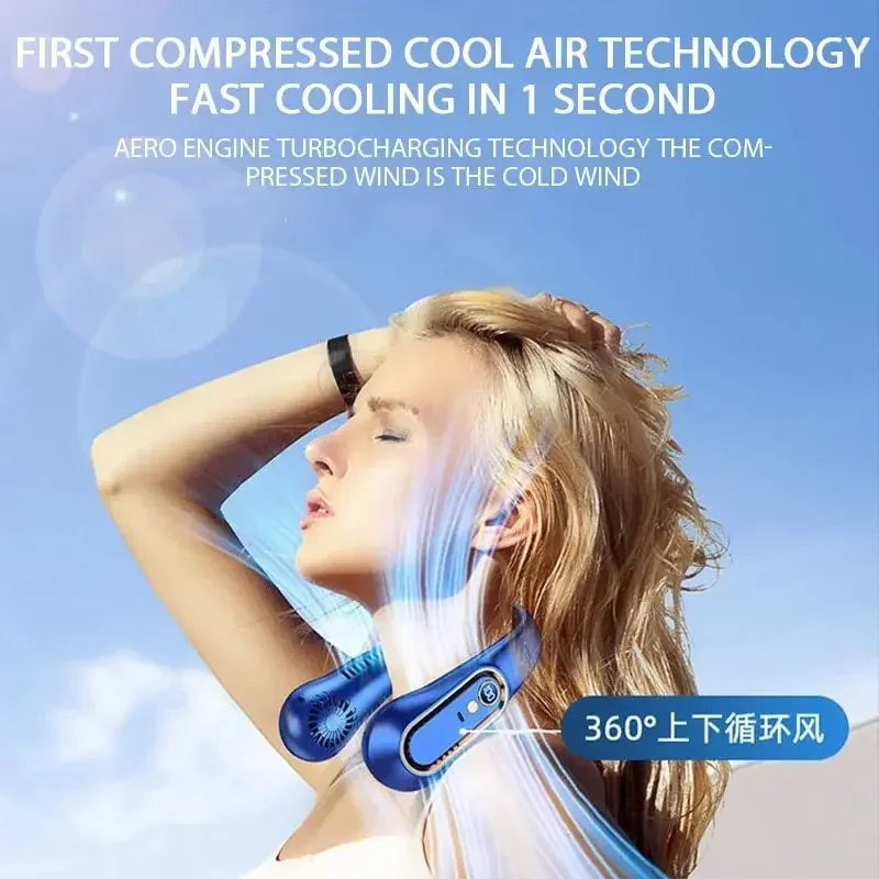Cool your Neck and beyond with our amazing portable summer air cooler. USB chargeable with 5 speeds and digital displays. No blades just cool air.