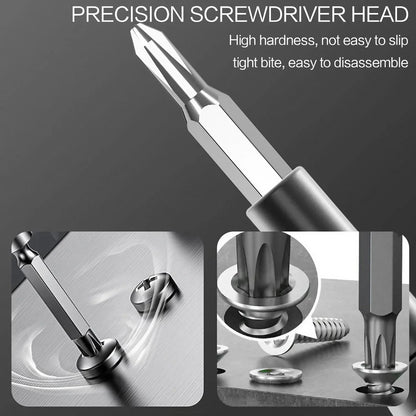 No more knifes or pins this Precision Screwdriver Set, will do it... laptop Tool Kit, 152/25 in 1 Professional Computer Screwdriver Repair Kit T5 T6 Torx