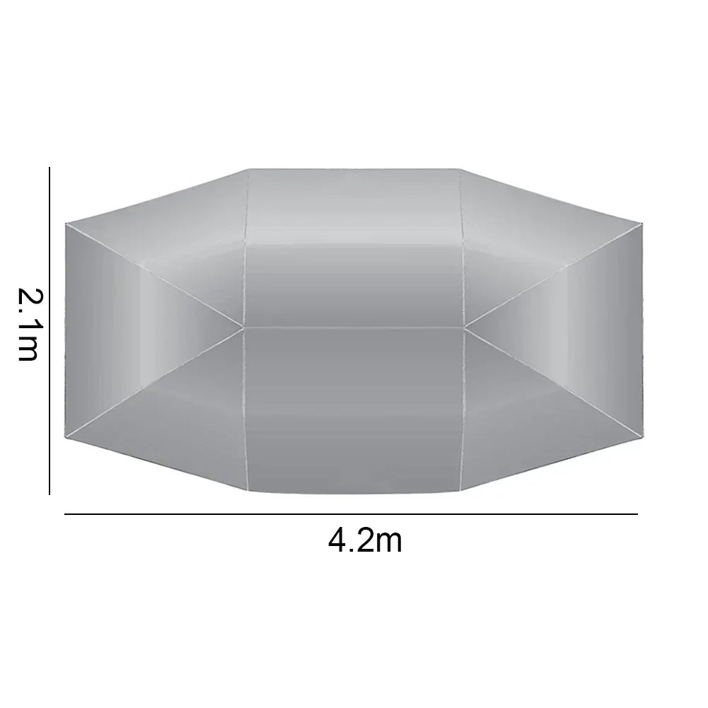 Car Roof Sun Umbrella Car Roof Cloth Dustproof And Uv Resistant Outdoor Waterproof Folded Portable Canopy Cover