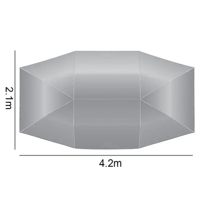 Car Roof Sun Umbrella Car Roof Cloth Dustproof And Uv Resistant Outdoor Waterproof Folded Portable Canopy Cover