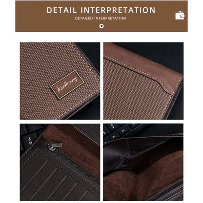 Business RFID Splicing Bifold Clutch Bag New Men's Long Wallet Multi-Function Coin Purse Large Capacity Multi-Slot Card Holder