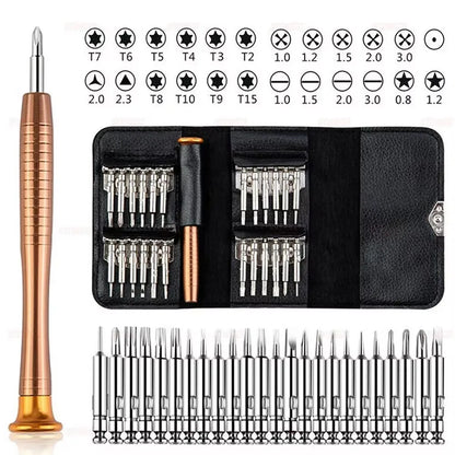 No more knifes or pins this Precision Screwdriver Set, will do it... laptop Tool Kit, 152/25 in 1 Professional Computer Screwdriver Repair Kit T5 T6 Torx