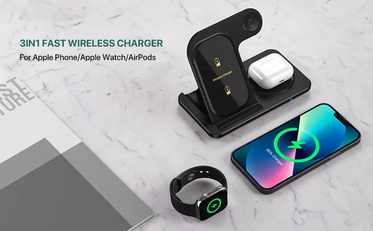 Foldable MagSafe Charging Station for Apple Devices