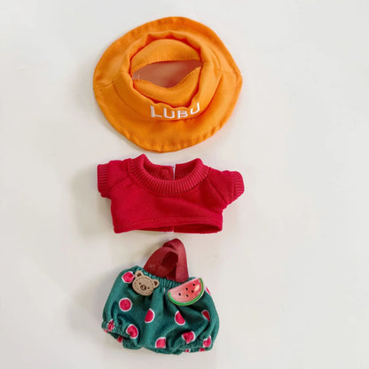 Labubu Clothes Blind Box Pendant LABUBU for The New Watermelon Taro Suit Labubu for The Hat, Shoes and Clothes. Doll Clothes