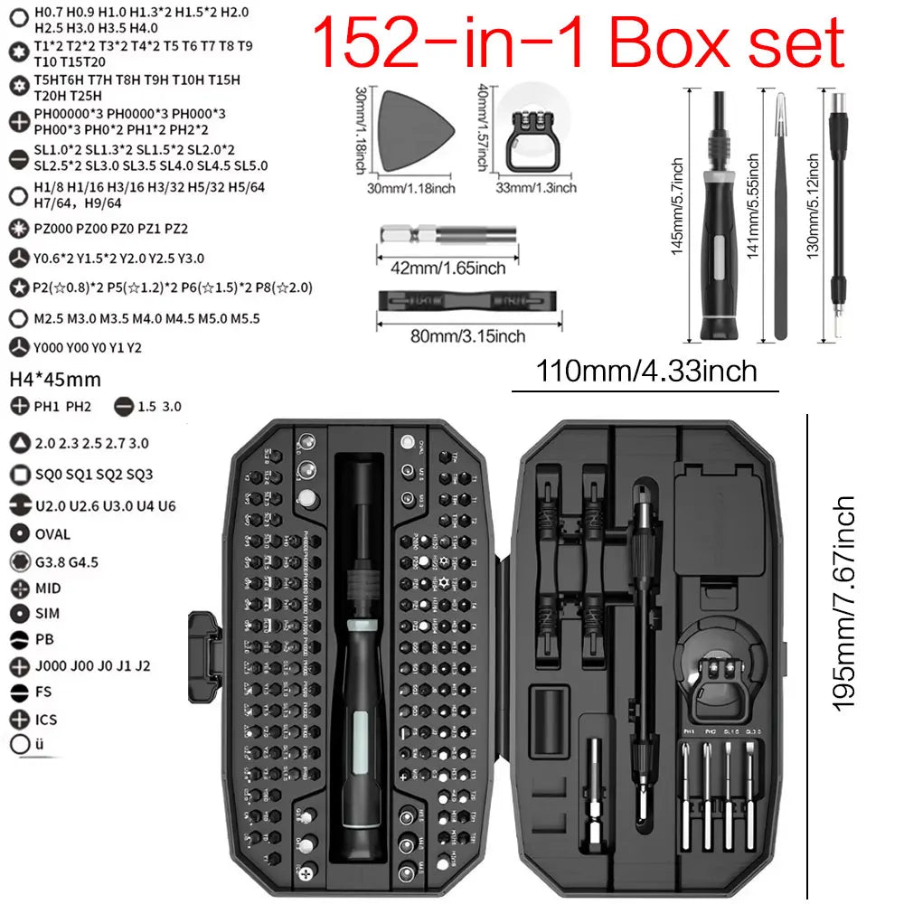 No more knifes or pins this Precision Screwdriver Set, will do it... laptop Tool Kit, 152/25 in 1 Professional Computer Screwdriver Repair Kit T5 T6 Torx