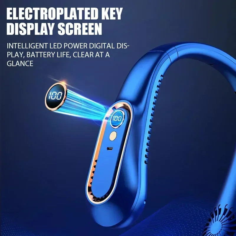 Cool your Neck and beyond with our amazing portable summer air cooler. USB chargeable with 5 speeds and digital displays. No blades just cool air.
