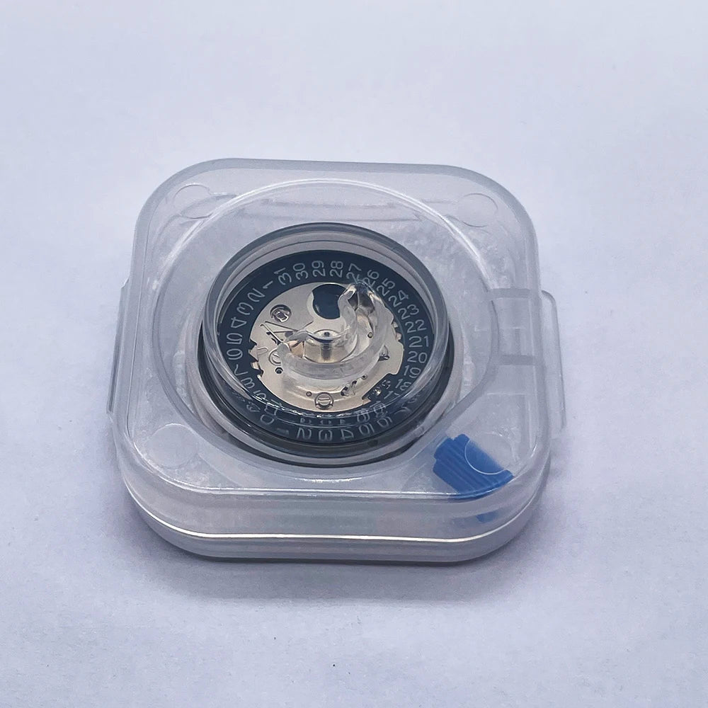 Original Japan NH35 Automatic Mechanical Movement Black Datewheel White Text 24 Jewels Mod Replace Mechanism NH35A Tmi Top Rated