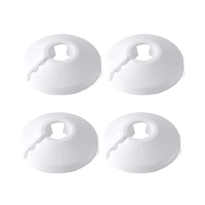4/8/12pc 15mm Universal Pipe Cover Decorative Angle Valve Radiator Pipe Cover Pipe For Duct Faucet Covers Home Decor Accessories
