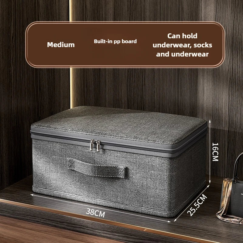 Stackable Waterproof Storage Boxes-Multi-Purpose Organizers forCloset,Bedroom,KitchenOffice,Ideal for Toys,Books,Clothes Storage