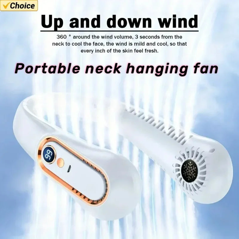 Cool your Neck and beyond with our amazing portable summer air cooler. USB chargeable with 5 speeds and digital displays. No blades just cool air.