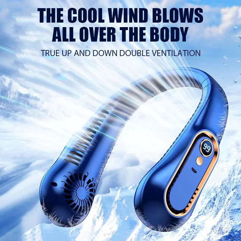Cool your Neck and beyond with our amazing portable summer air cooler. USB chargeable with 5 speeds and digital displays. No blades just cool air.