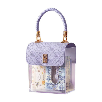 Light Luxury Acrylic Transparent Packaging Box Wedding Party Companion Gift Boxes Happy Candy Handheld Box Jewelry Storage Box